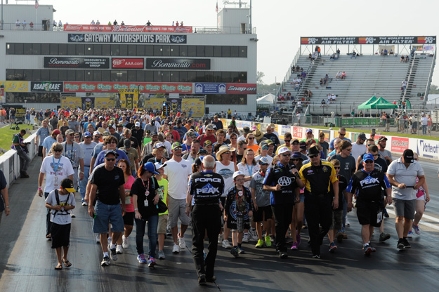 What is the typical schedule for the NHRA Mello Yellow Series?
