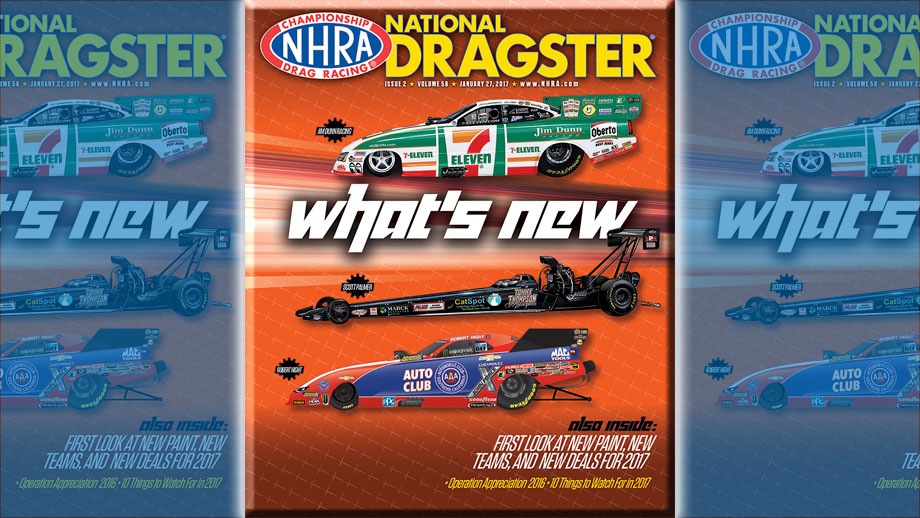 NHRA National Dragster What's New issue