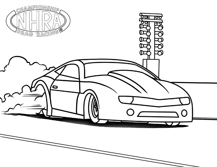 nhra funny car drawings