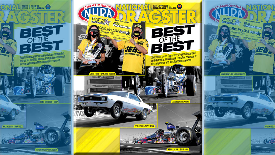 NHRA National Dragster Magazine 2018 Nov30 Drag Racing Issue 24 Vol 59 CHAMPS X2 