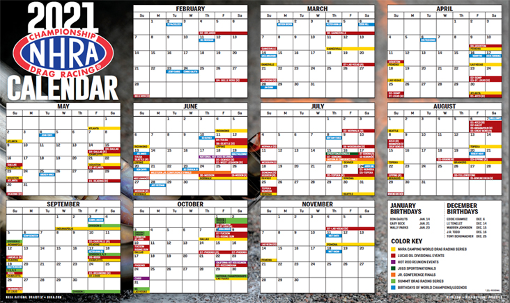 Nhra 2022 Schedule State Schedule 2022