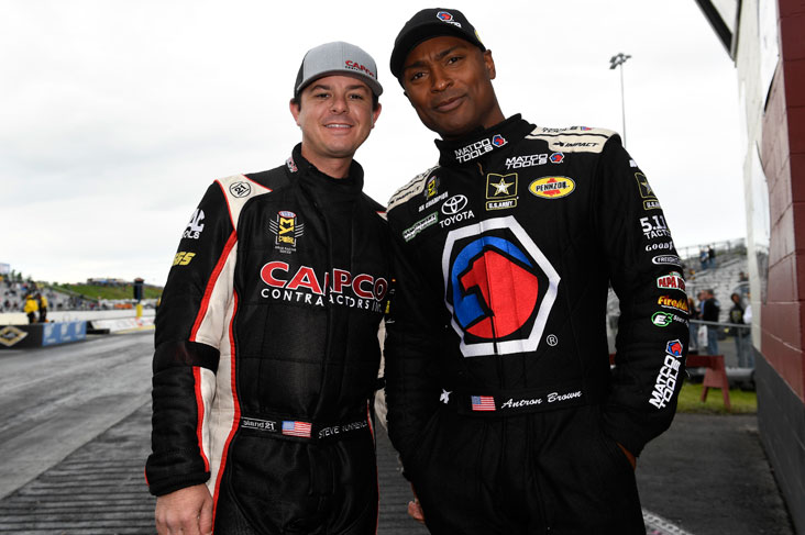 Steve Torrence and Antron Brown