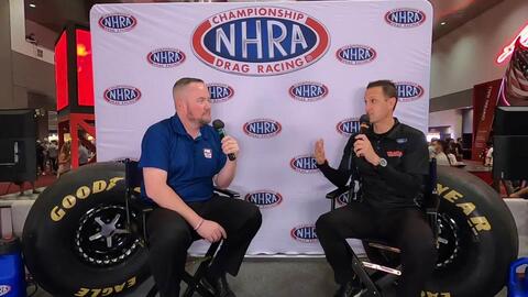 Bob Tasca III at the 2021 SEMA Show