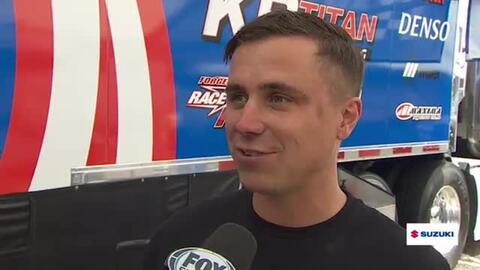 Suzuki Science of Speed-Joey Gladstone working on Greg Anderson's Pro