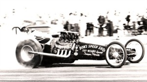 Swamp Rat I: Built on the framerails of a '31 Chevy passenger car that Garlits bought at a junkyard for $35 in 1956