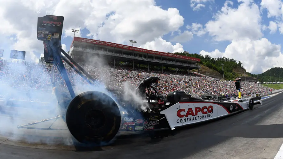 Top Fuel low qualifier Steve Torrence