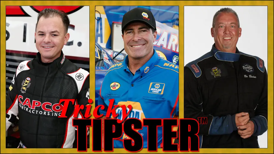 Steve Torrence, Ron Capps, and Bo Butner