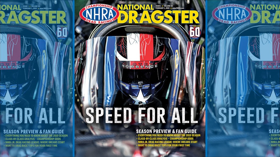 NHRA National Dragster Magazine 2019 August 16 Drag Racing Issue 15 Vol 60 