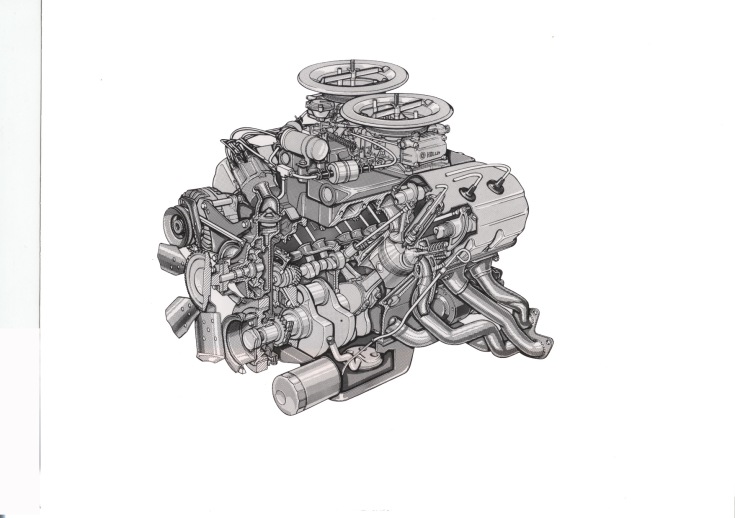 426 Hemi Drag engine for NHRA