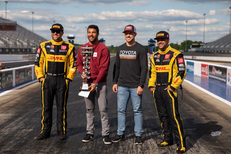 Toyota Racing Division (TRD) brought J.R. Todd, Bubba Wallace, Daniel Hemric, and Shawn Langdon to zMax-Winner