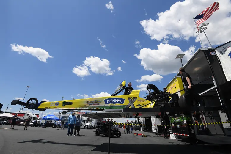 Brittany's Force team unloading for the day