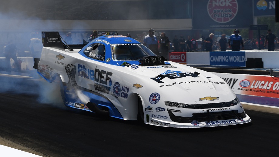John Force returns to the Funny Car winner's circle with four-wide win ...