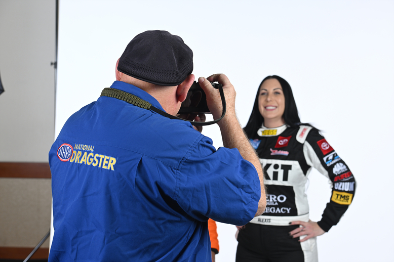Say cheese, Alexis!