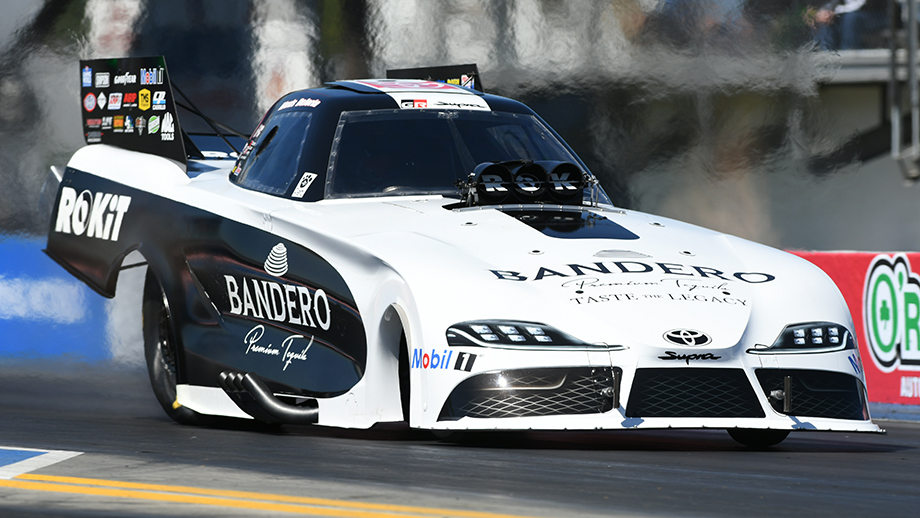 Alexis DeJoria's strength is reinforced by longtime crew chief Del