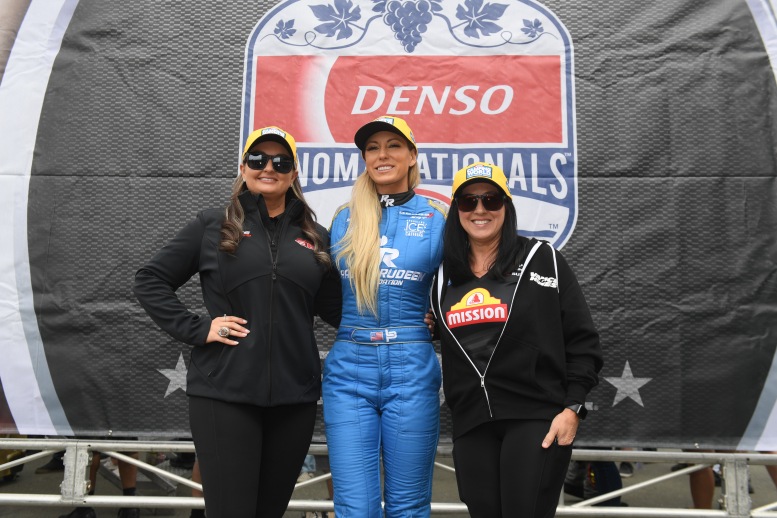 Erica Enders, Leah Pruett, and Angelle Sampey were all number one qualifiers after Saturday