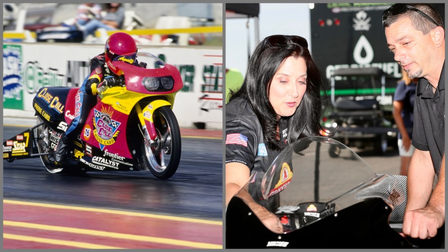 Angelle Sampey returns to Topeka, 25 years after Pro Stock Motorcycle last raced here