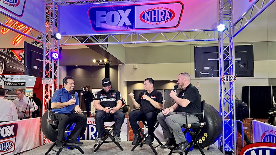 NHRA on FOX is live streaming from 2022 SEMA Show