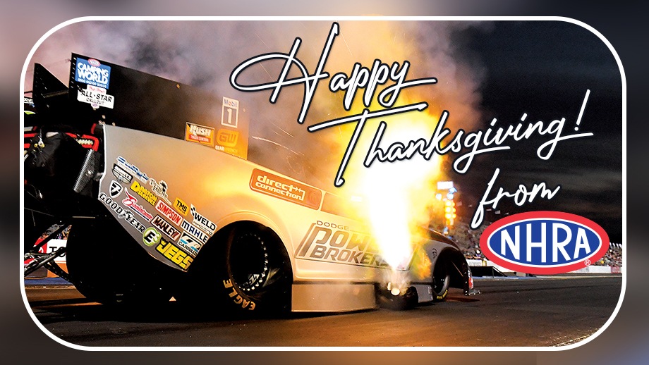 Happy Thanksgiving from NHRA