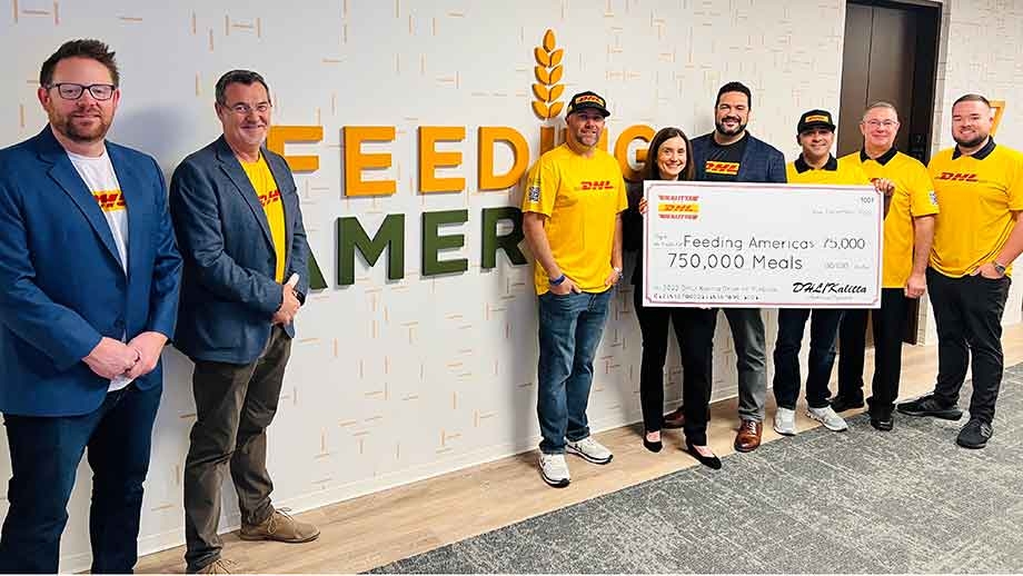 Kalitta Motorsports and DHL Donate 750,000 Meals to Feeding America with Drive for Purpose Challenge - Vimarsana News