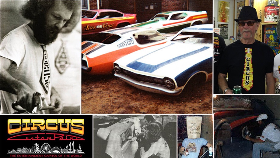 All the world was a colorful Circus when Bob Gerdes painted race cars