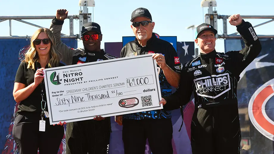 More than $65,000 raised at Sonoma Raceway in honor of Eric Medlen