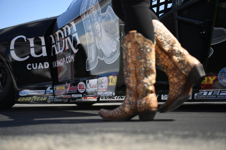 These boots were made for racing.