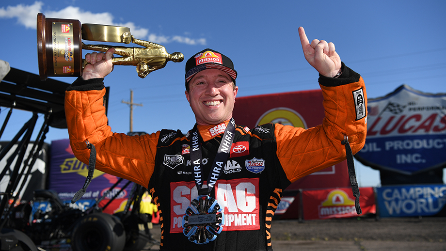 Top Fuel: Justin Ashley has commanding lead, with Doug Kalitta