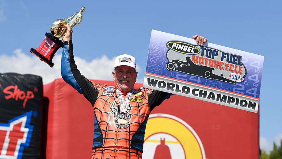 Larry McBride wins inaugural Pingel Top Fuel Motorcycle