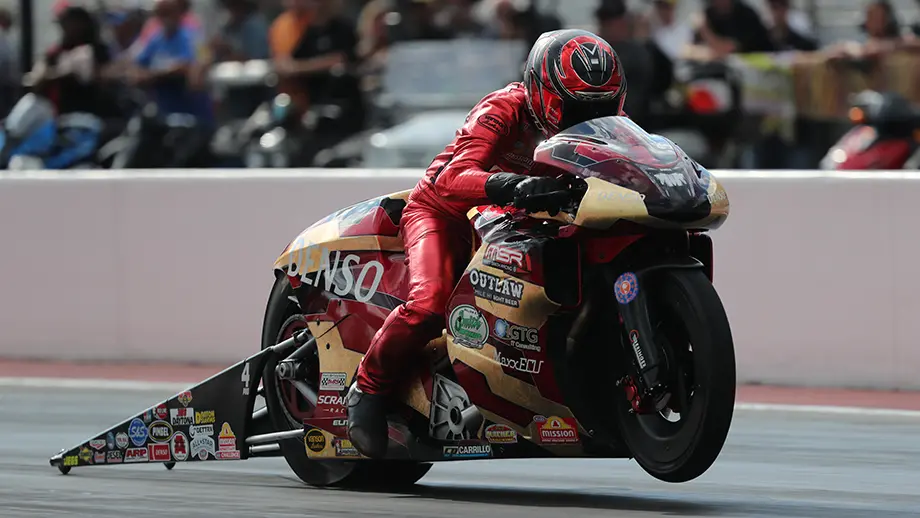 Pro Stock Motorcycle points leader Matt Smith looks to continue