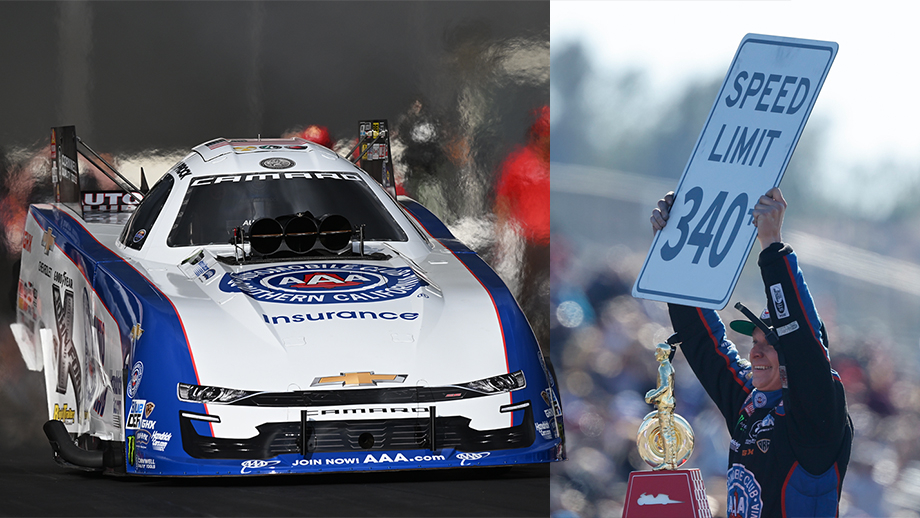 Funny Car world champ Austin Prock makes fastest run in NHRA