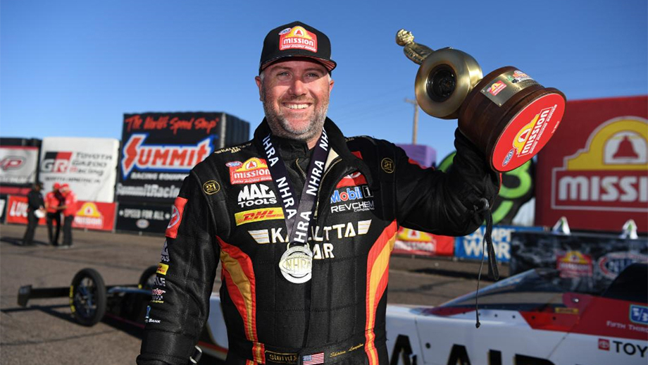 Top Fuel's Shawn Langdon looks to stay red-hot in the desert in
