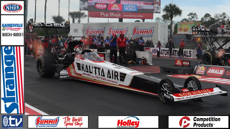 Gatornationals test session