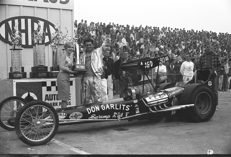 See the trophy Big Daddy Don Garlits will present to the 1,000th NHRA Top Fuel winner