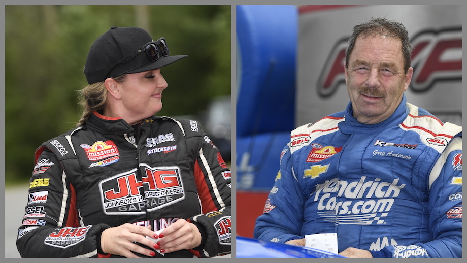 Erica Enders and Greg Anderson setup a clash of the titans Pro Stock final in Epping