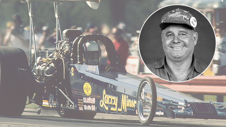 World championship nitro team owner, Top Fuel driver Larry Minor