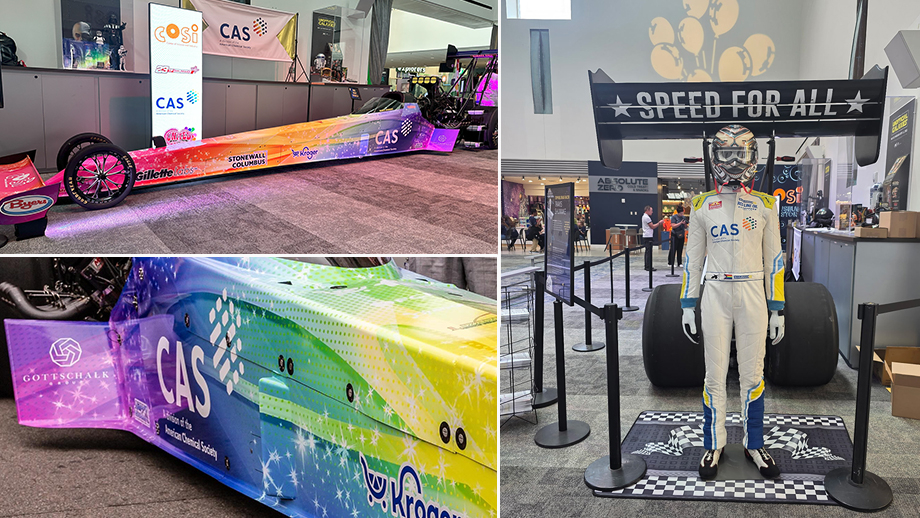 Shumake's Top Fueler on display this week at famed Ohio science