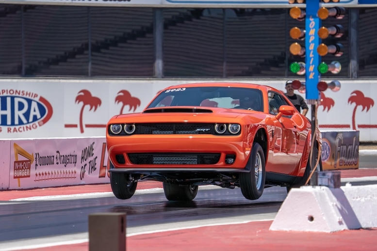 Dodge Demon at FuelFest Los Angeles 2025 at the In-N-Out Burger Dragstrip