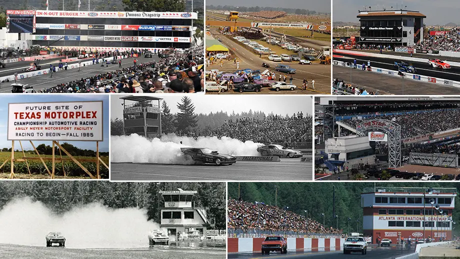 NHRA national event history