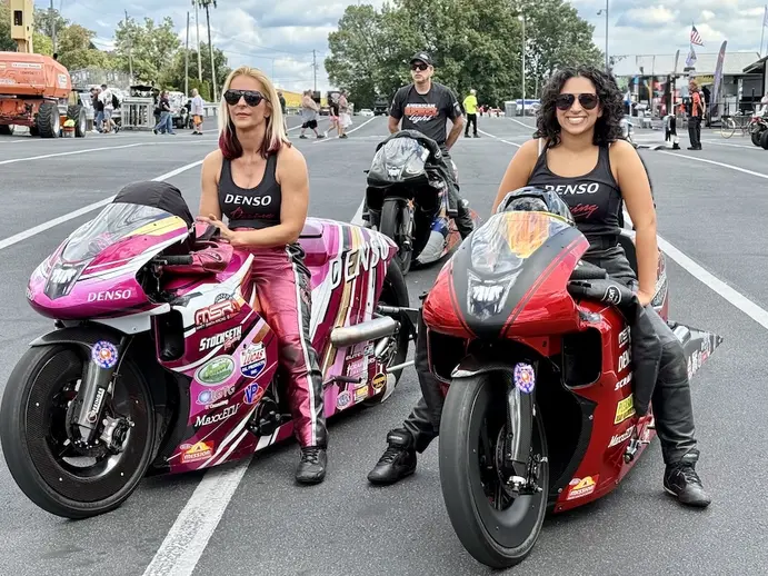 Matt Smith Racing's Angie Smith, Jianna Evaristo, John Hall