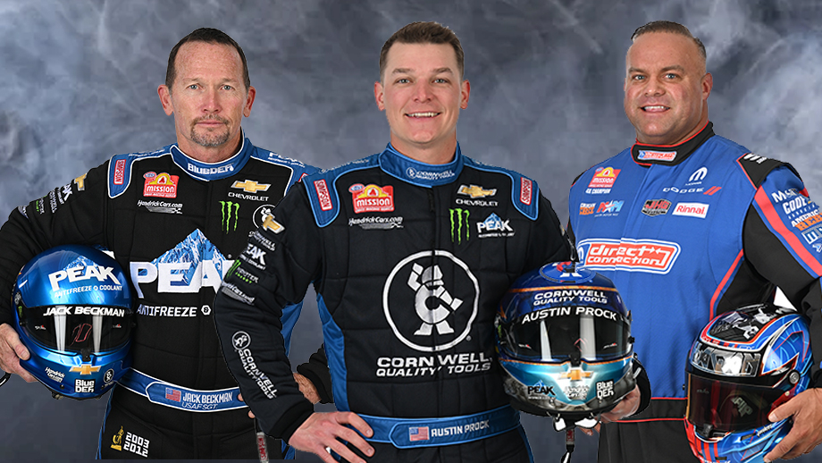 Countdown Clash: Prock, Beckman, and Hagan ready for Funny Car
