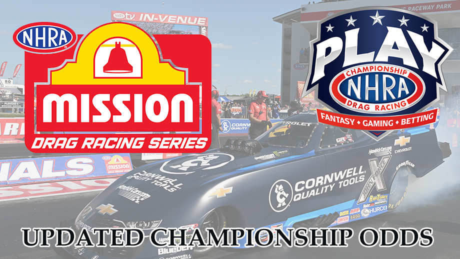  Opening odds released for NHRA Mission Foods Series world championships