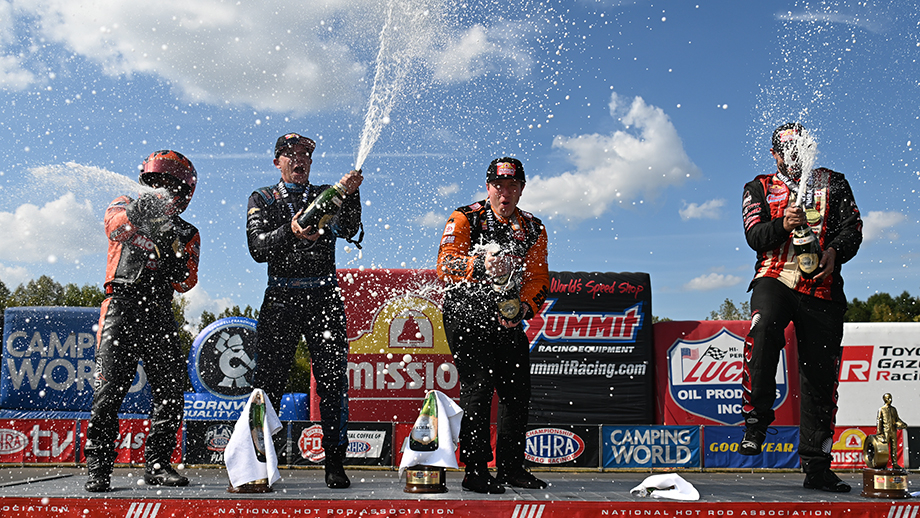 Prock, Ashley, Glenn, Gadson take playoff wins at NHRA 4-Wide