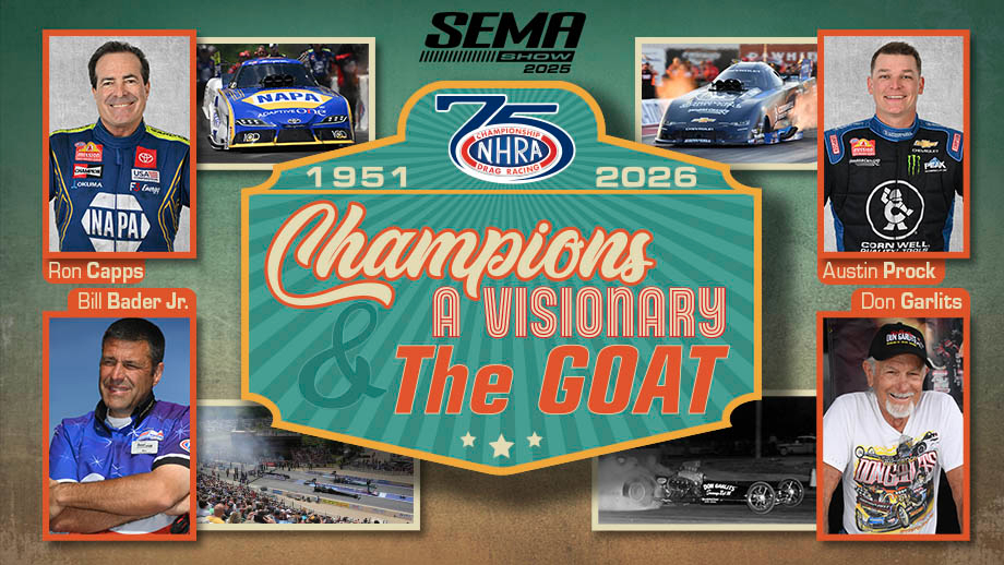 NHRA Breakfast at 2025 SEMA Show: Champs, a Visionary, and the