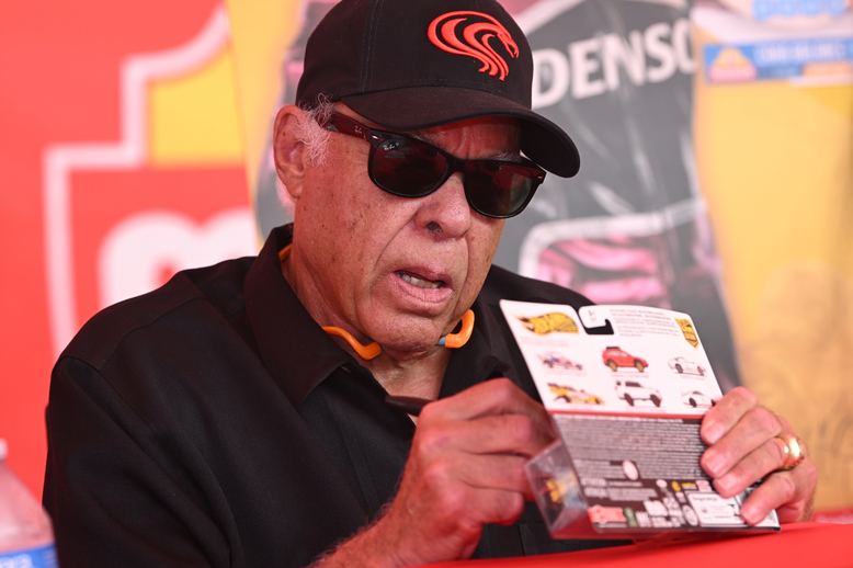 Don Prudhomme, of course, signed Hot Wheels souvenirs