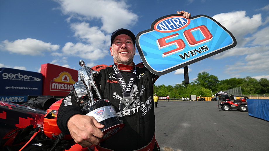 Charlotte Top Alcohol Funny Car win was milestone 50th victory for Bellemeur