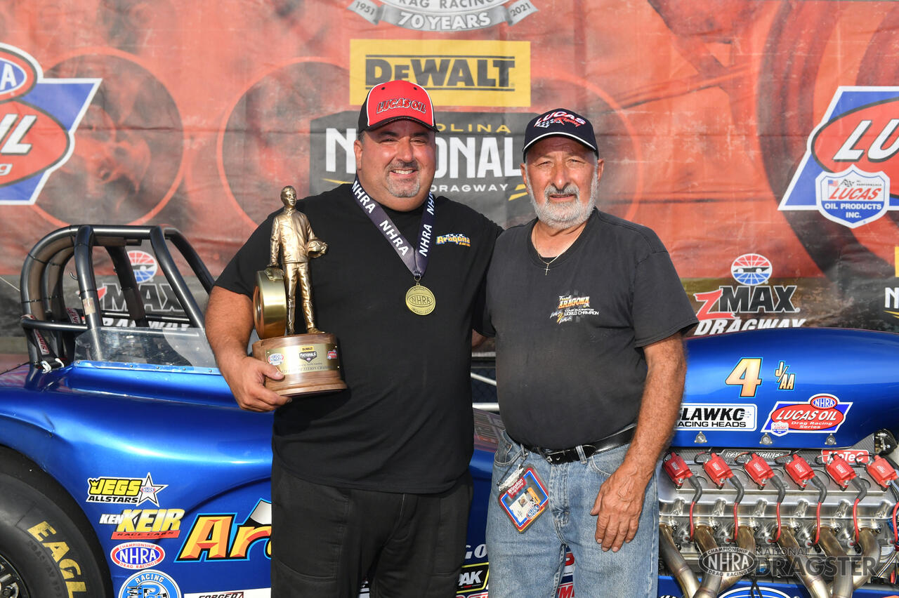 Three-time NHRA Comp eliminator champ Frank Aragona Jr. passes away | NHRA
