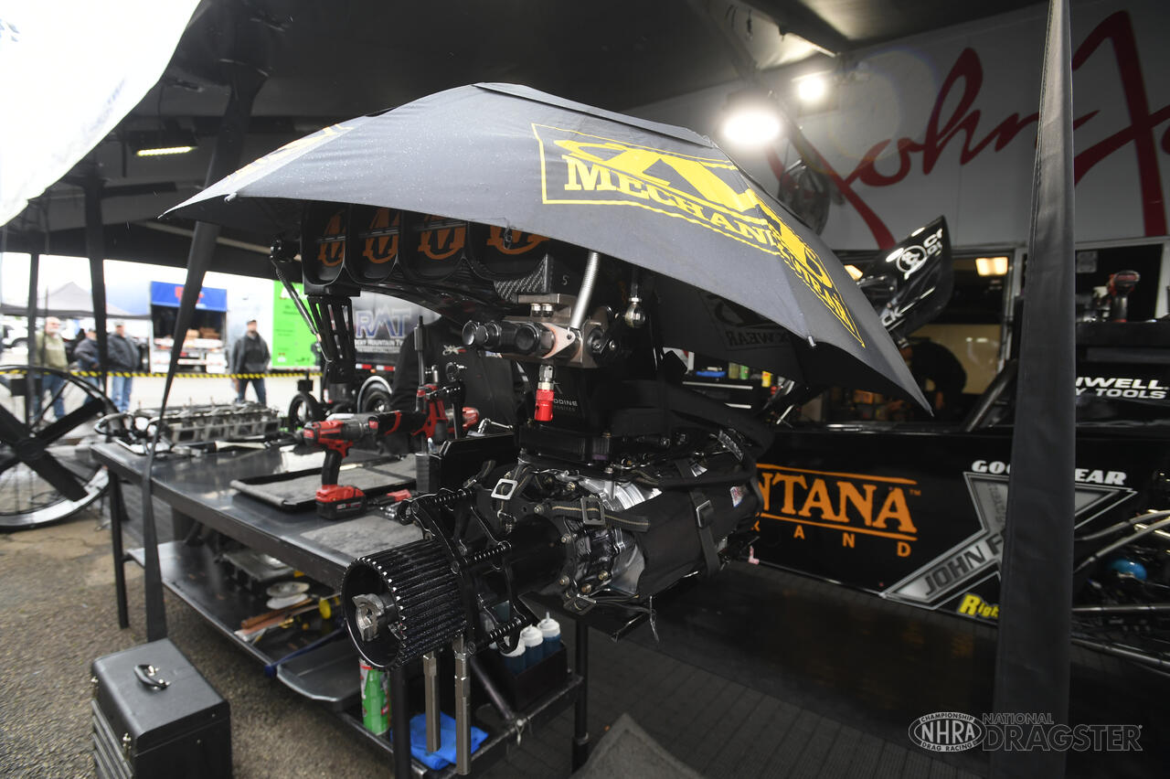 NHRA New England Nationals raindelay photo gallery NHRA