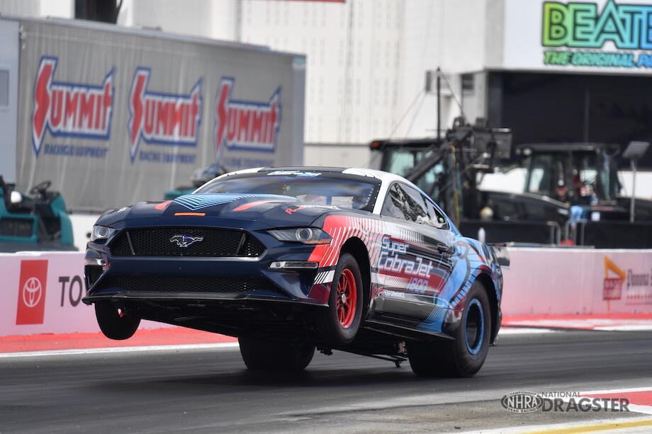 Ford Super Cobra Jet 1800 Mustang smashes EV record at Pomona 7 759 sec