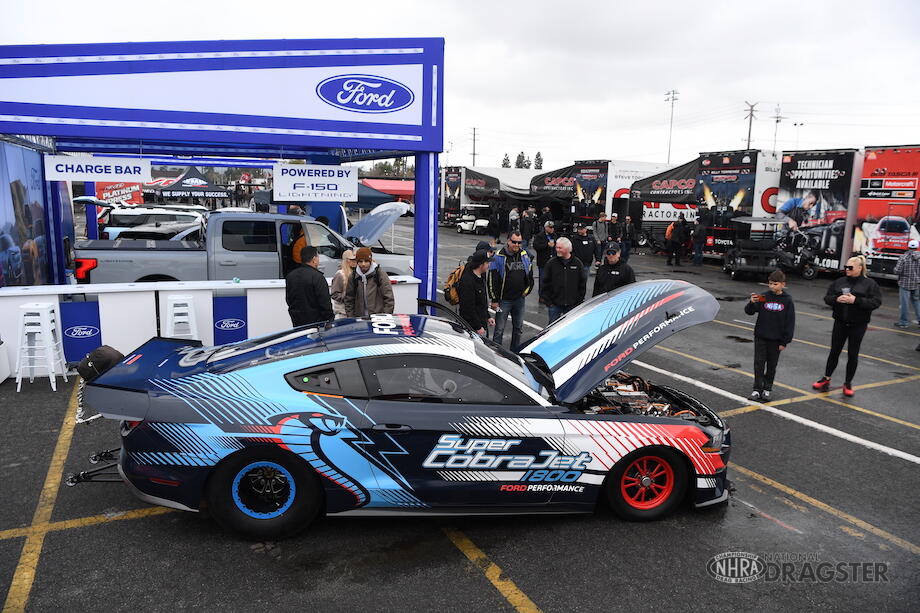 Ford Super Cobra Jet 1800 Mustang smashes EV record at Pomona