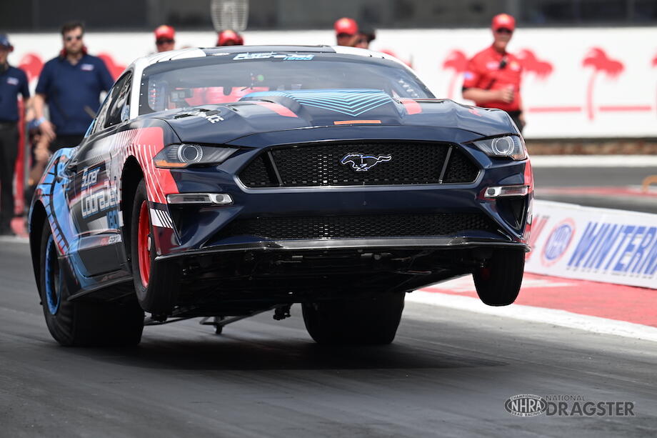 Ford Super Cobra Jet 1800 Mustang smashes EV record at Pomona